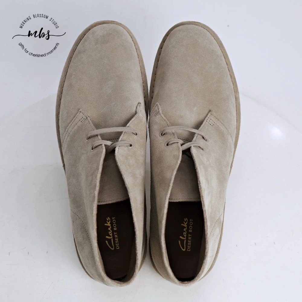 Clarks Desert Boot Classic Heritage Minimalist Chukka Boots Sand Men 13